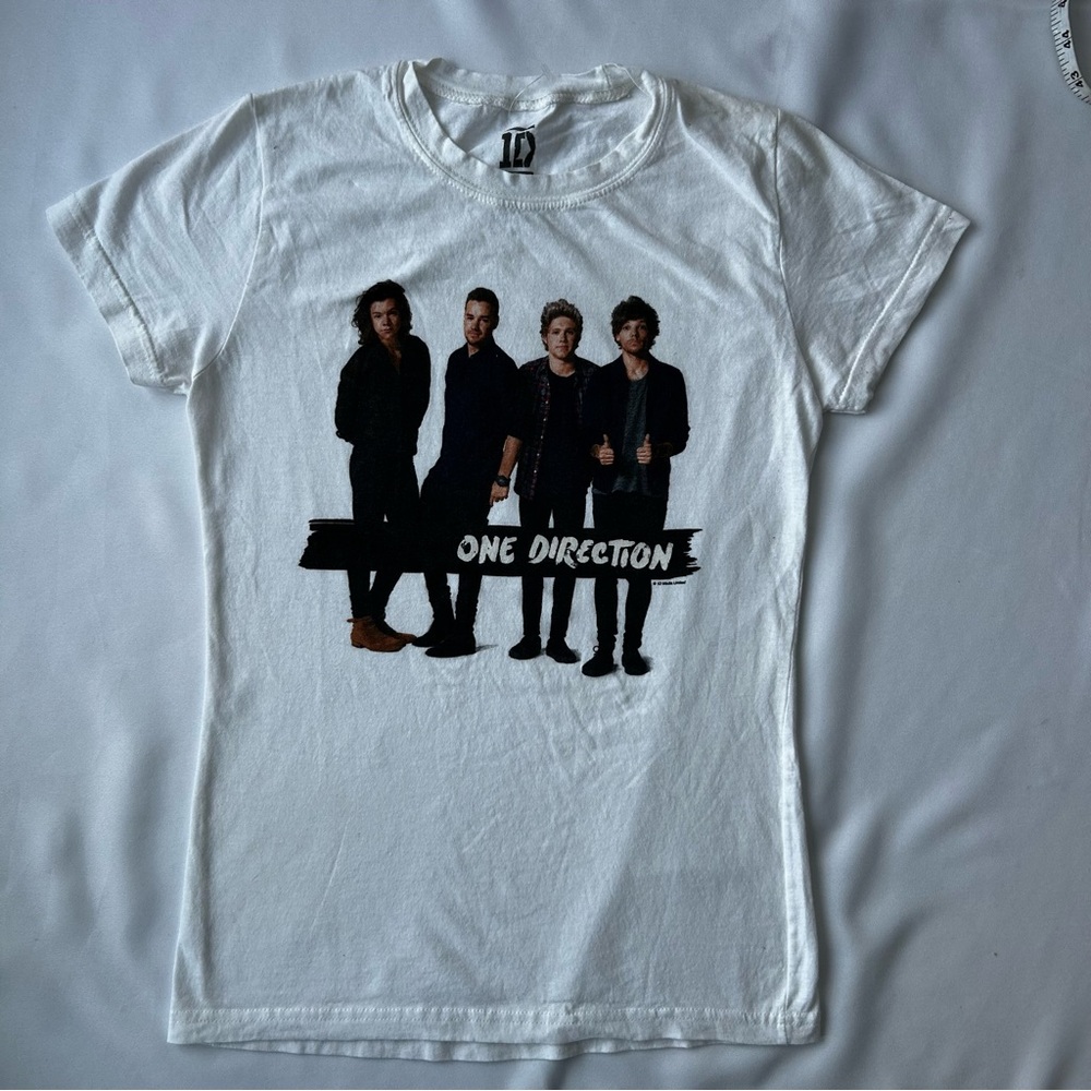 1D White Cotton Tee